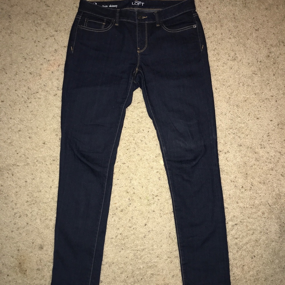 ☀️3 for $27☀️LIKE NEW! LOFT denim skinny jeans